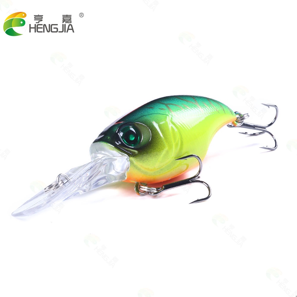 HENGJIA 10PCS 7.5CM 11G Floating crankbait hard Bait tackle artificial lures swimbait fish wobbler