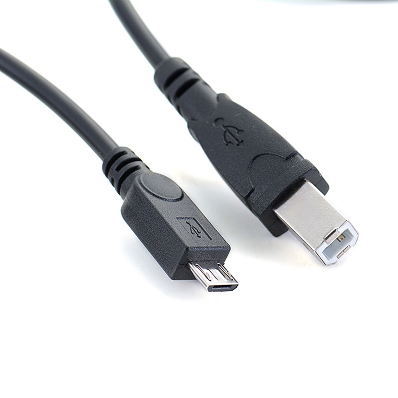 Kabel Data OTG Micro USB Male To USB B Male Panjang 3.2ft Untuk Printer