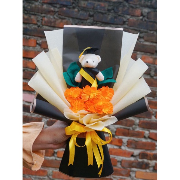 Buket Boneka wisuda / Bouquet Boneka Wisuda / Buket Bunga / Buket boneka mini / buket