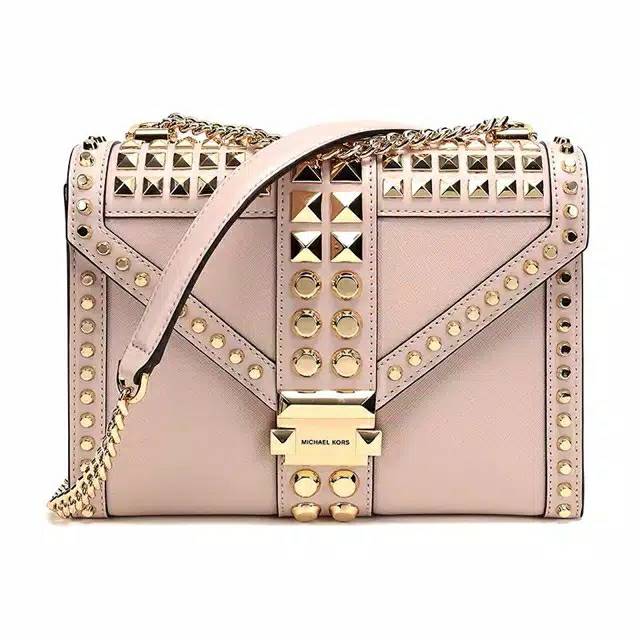 michael kors whitney studded shoulder bag