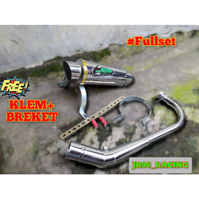 Knalpot Racing JRM Fulkrum Beat, Scoopy, Genio, Spacy, Vario, Mio, Xeon, X-Ride ( matic all series)