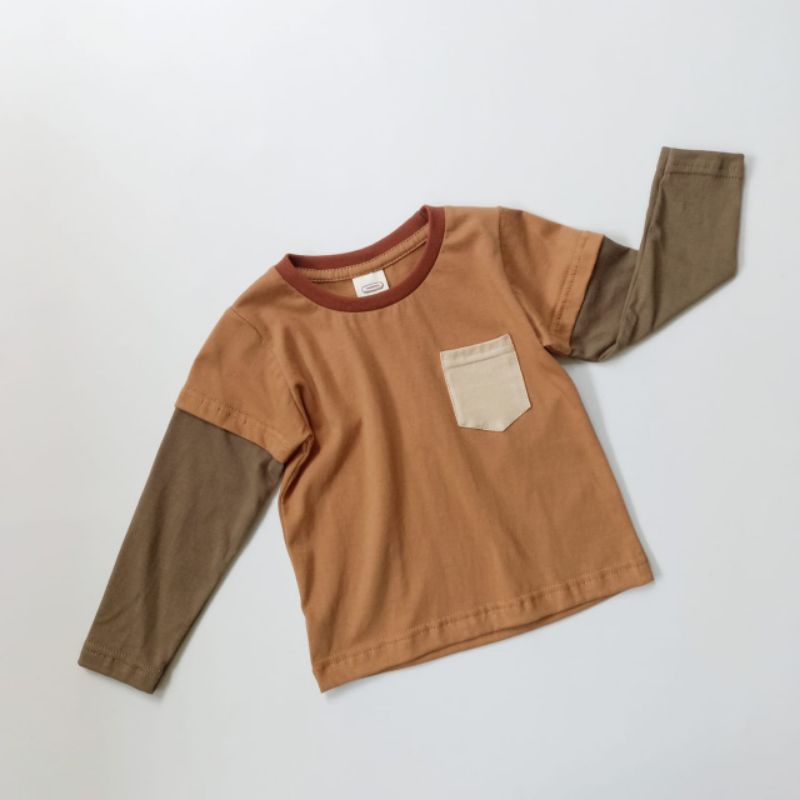 TUKUBUU x MINIMUU - Canna Family Set / Kaos Busui Colorblock / Kaos Anak Colorblock