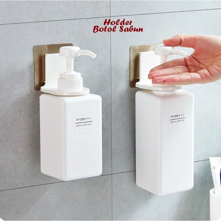 MH - HOLDER BOTOL SABUN - GANTUNGAN BOTOL SABUN - RAK SHAMPOO GANTUNG