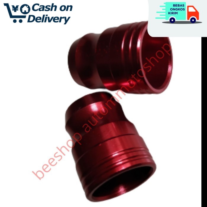 COD MERAH Aksesoris Motor Monel Spion CNC Bahan Aluminium Warna