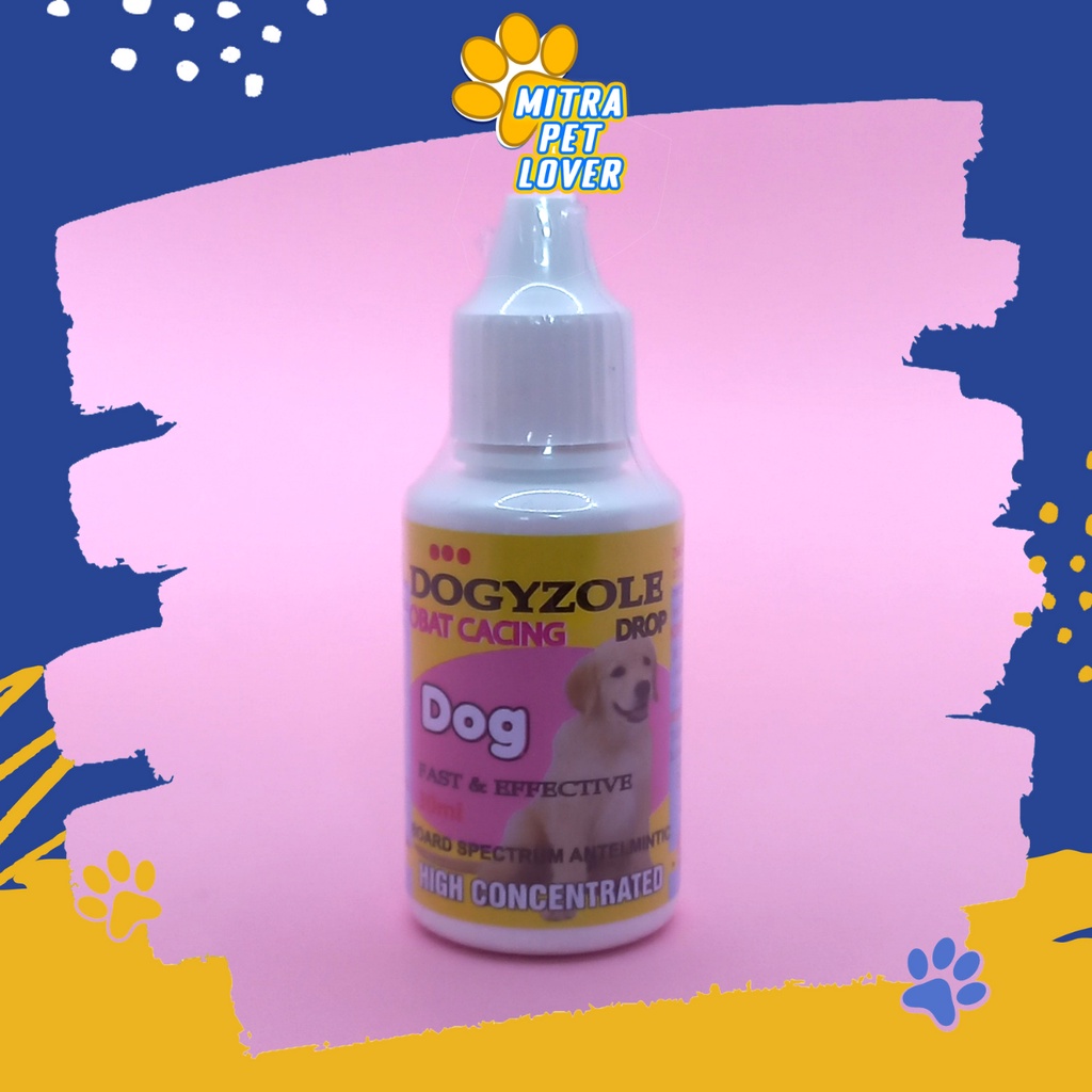 OBAT TETES CACING ANJING - DOGYZOLE DROP 30 ML - BASMI LARVA TELUR &amp; SEMUA JENIS CACING - MANJUR UNTUK DOGGY PUPPIES EFEKTIVE - MURAH GARANSI KUALITAS ASLI ORIGINAL- PET ANIMAL VETERINARY TAMASINDO VITAMIN TERNAK HEWAN BINATANG PELIHARAAN MITRAPETLOVER