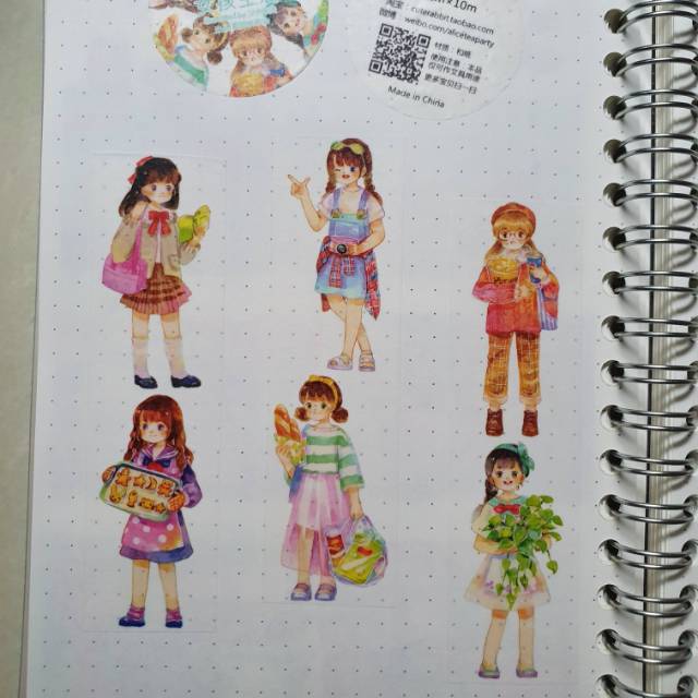 

washi tape sample for scrapbook and journal ( per meter )