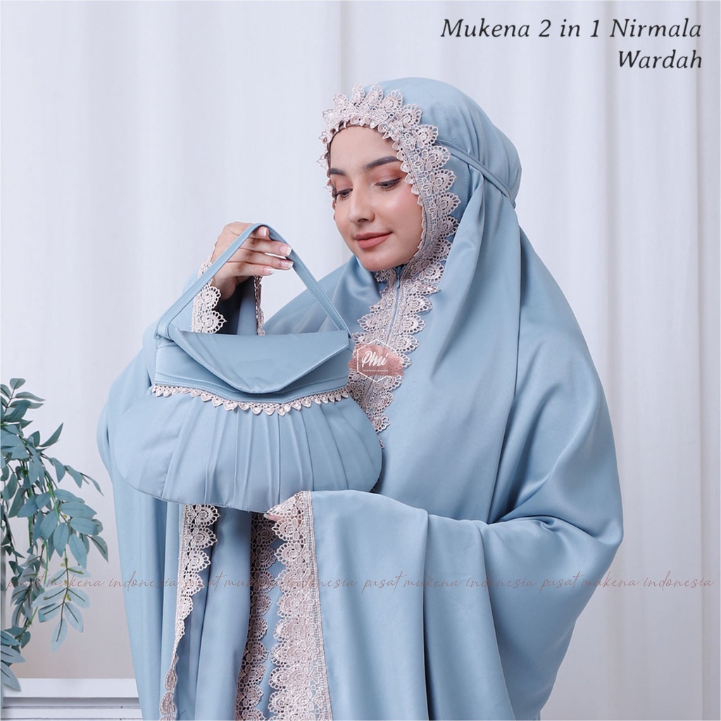 MUKENA 2IN1 DEWASA SATIN SILK - NIRMALA