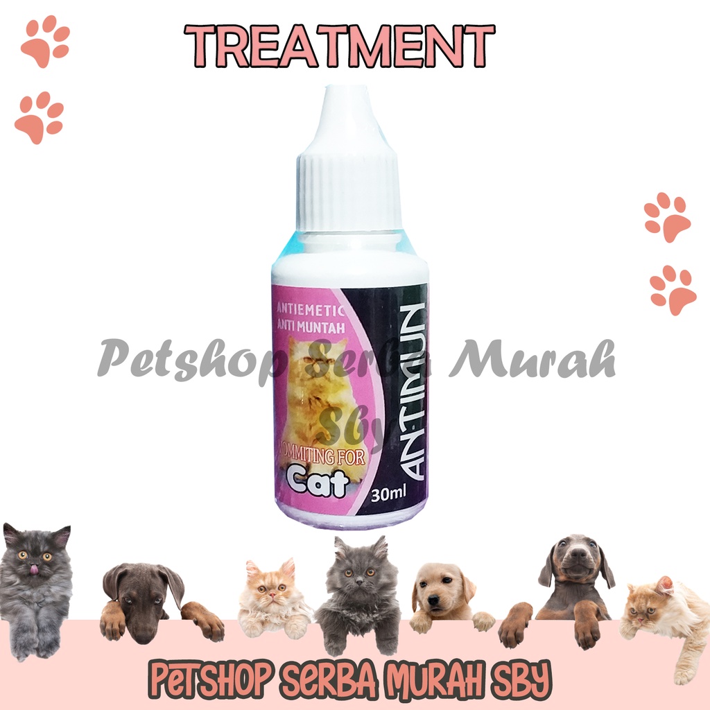 Antimun 30ml - Obat Anti Muntah Untuk Kucing