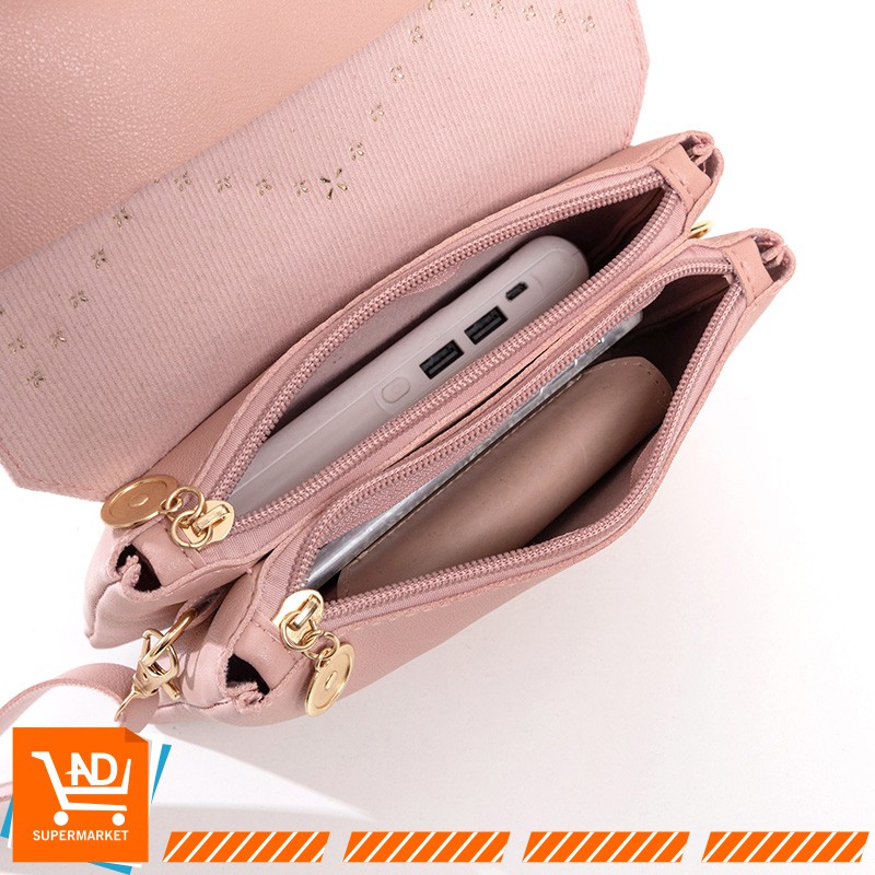 AND COD T85 Tas Selempang Wanita Tas Mini Pernak Pernik Fashion Style Tas Import Sling Bag Kulit PU