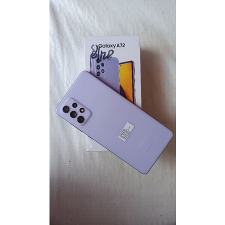 JUAL CEPAT Samsung A72 8/128 Lengkap Seken cuma pakai 2 bulan