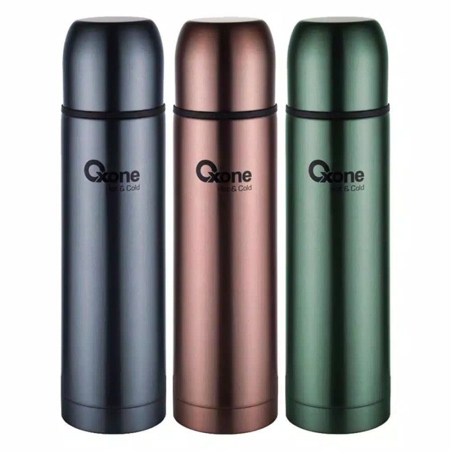 Oxone OX 1.0 Vacuum Flask Termos Air Panas Stainless 1Ltr . Baru