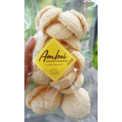 1 dus (LEBIH HEMAT) - Kerupuk Mangkok (Amboi) khas Palembang