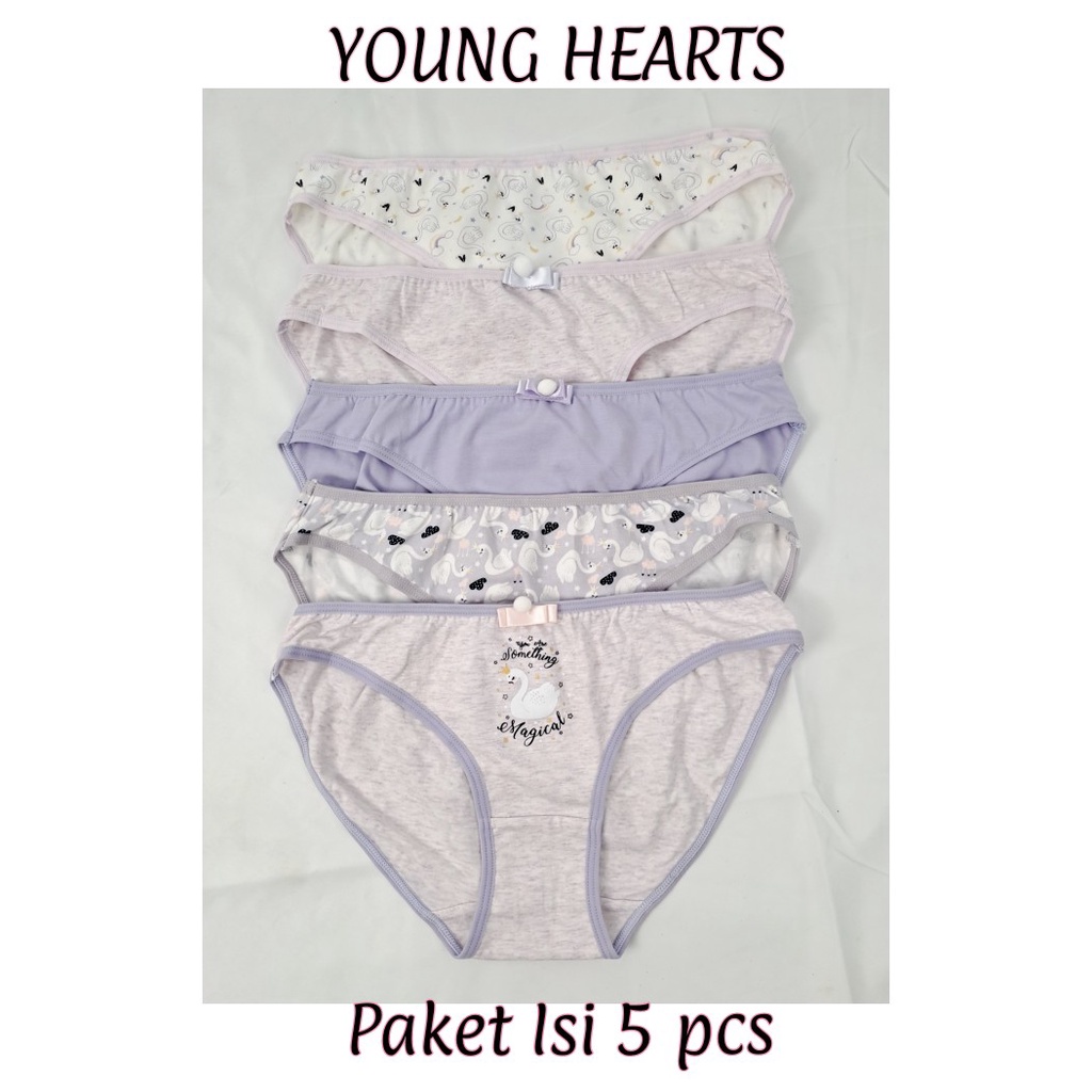 Celana Dalam Wanita YOUNG HEARTS 0461 - PAKET ISI 5PCS