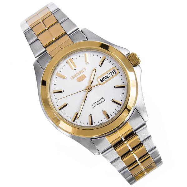 Seiko 5 SNKK94K1 Automatic Two-tone Bracelet - Jam Tangan Pria SNKK94