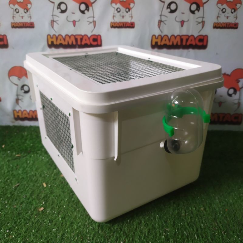 PAKET KANDANG MODIF JERUJI &amp; BOTOL 60ML HAMSTER/GERBIL/SMALLPETS