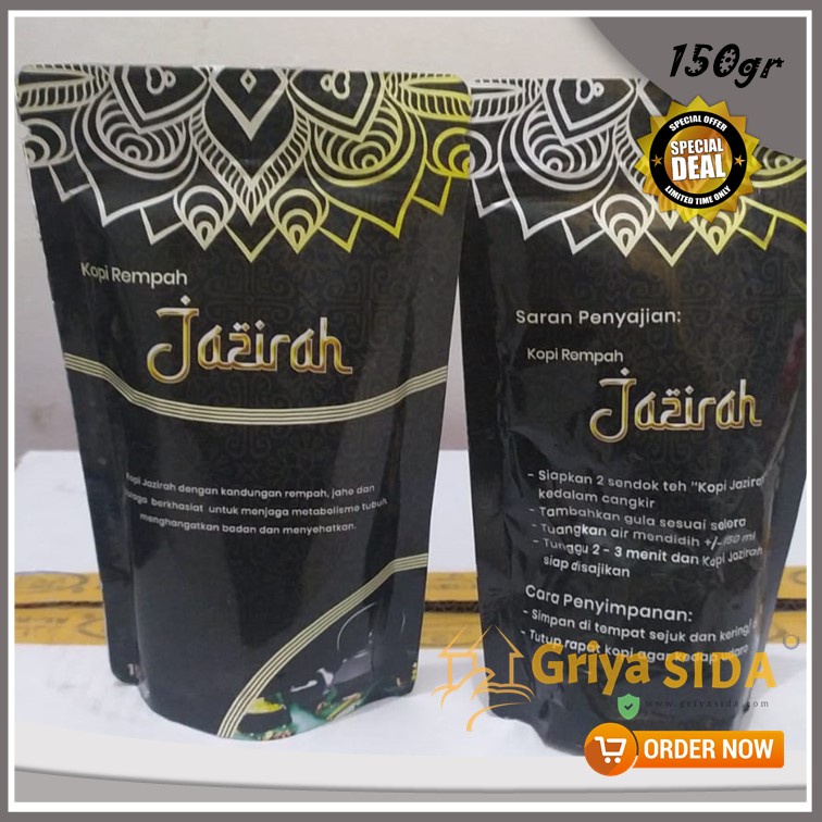 Kopi Arab Kopi Rempah Jazirah 150gr khas Arab Premium Quality Harga PROMO!!