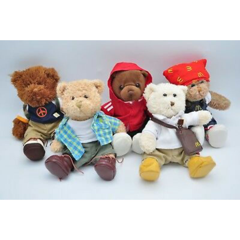 Boneka Teddy Bear McDonald's I'm Lovin It Bears Collection 2004 - hadiah ulang tahun