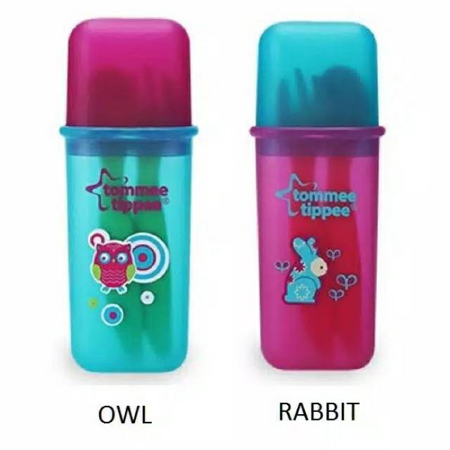 Tommee tippee travel cutlery set/sendok makan tommee tippee/tommee tippee sendok makan