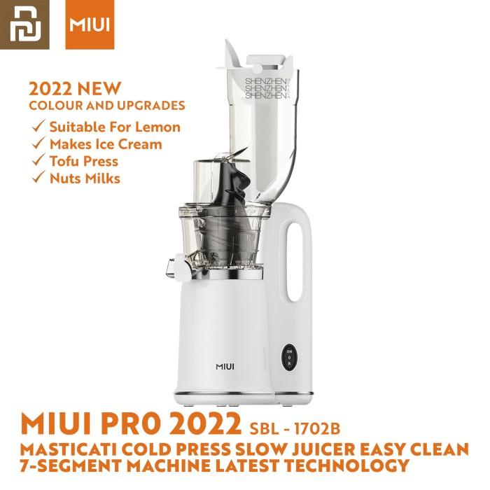 Juicerku Miui Pro Masticati Juicer Cold Press Slow Extractor Easy Clean