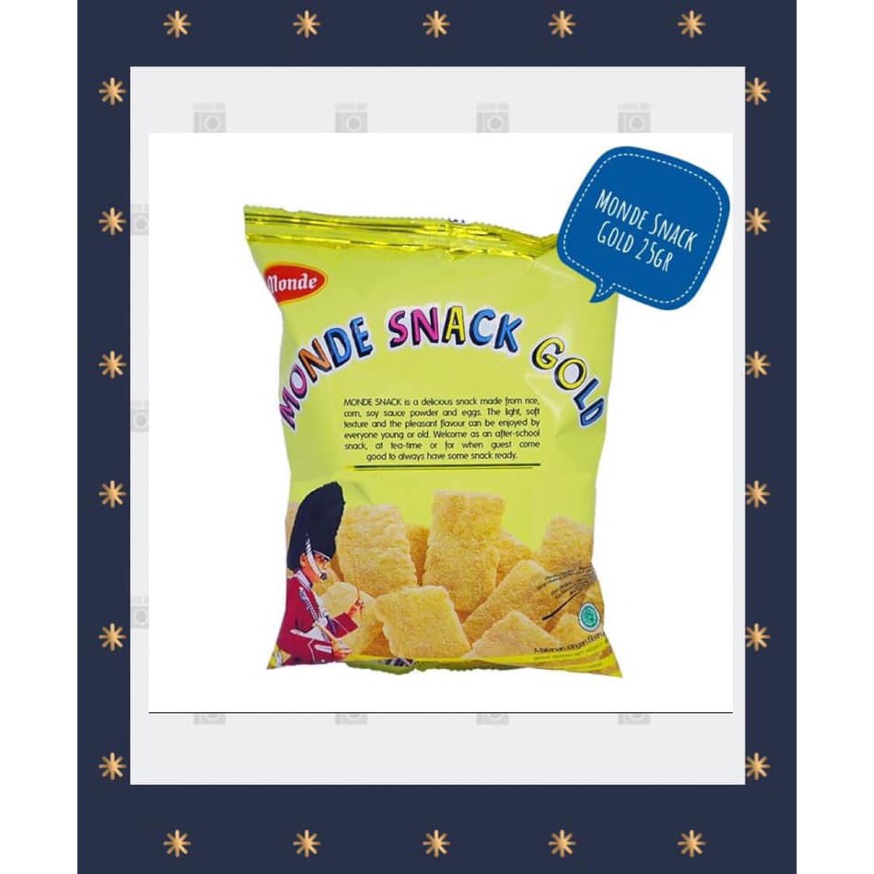 

Monde Snack Gold 25gr