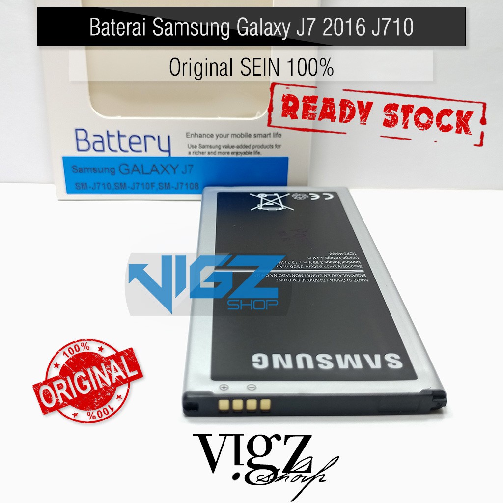 Baterai Samsung Galaxy J7 2016 J710 Original SEIN 100%