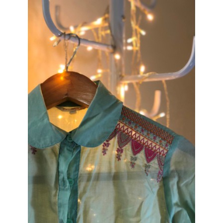 Kemeja Surfer Girl Original Preloved/Kemeja Branded Bekas/Kemeja Wanita Murah/Kemeja Remaja Motif