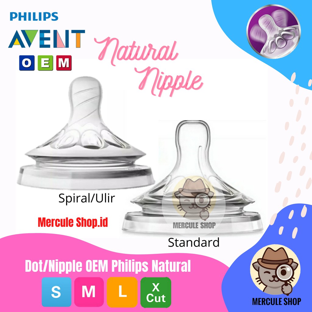 DOT UNTUK PHILIPS AVENT NATURAL ULIR & NON ULIR/NIPPLE AVENT OEM/DOT AVENT/DOT AVENT WIDE NECK