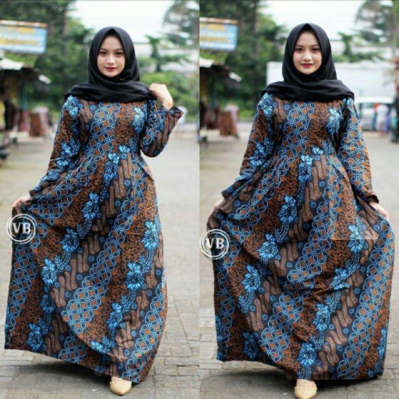 SETELAN BATIK GAMIS KELUARGA | FAMILY COUPLE | COUPLE KELUARGA || GAMIS COUPLE BAJU MUSLIM CAUPLE SARIMBIT SENO BIRU