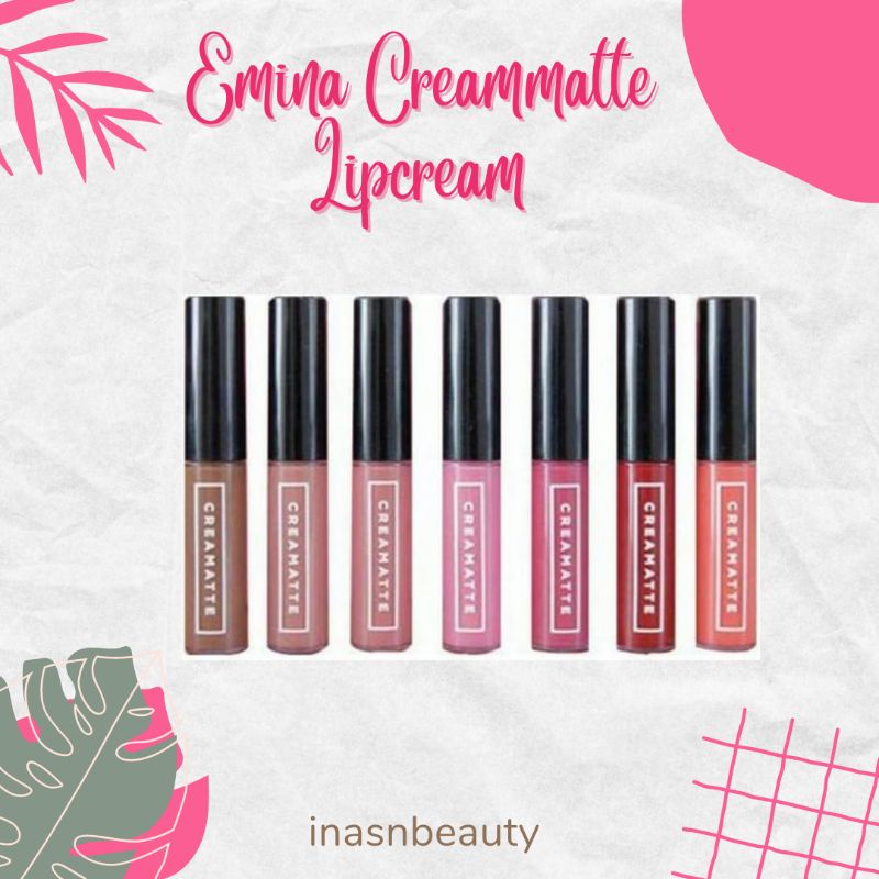 Emina Creamatte Lip Cream Lip matte Lipstik 5.5gr