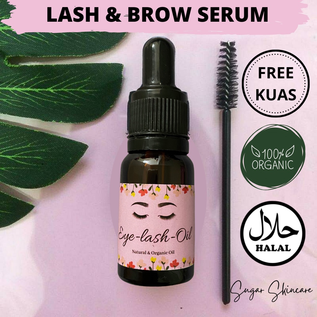 BPOM EYE LASH OIL SERUM EYEBROW &amp; SERUM EYELASH SERUM BULU MATA PEMANJANG BULU MATA DAN ALIS SERUM BULMAT BY SUGAR BPOM