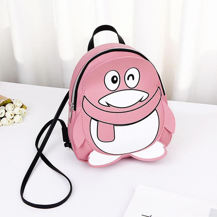 Fashion Women Bag Pack Penguin Eye Catching Multi functional Tas Punggung Wanita