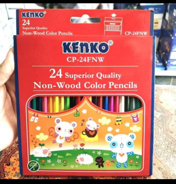 

mg PENSIL WARNA KENKO 24 WARNA PANJANG / COLOR PENCILS