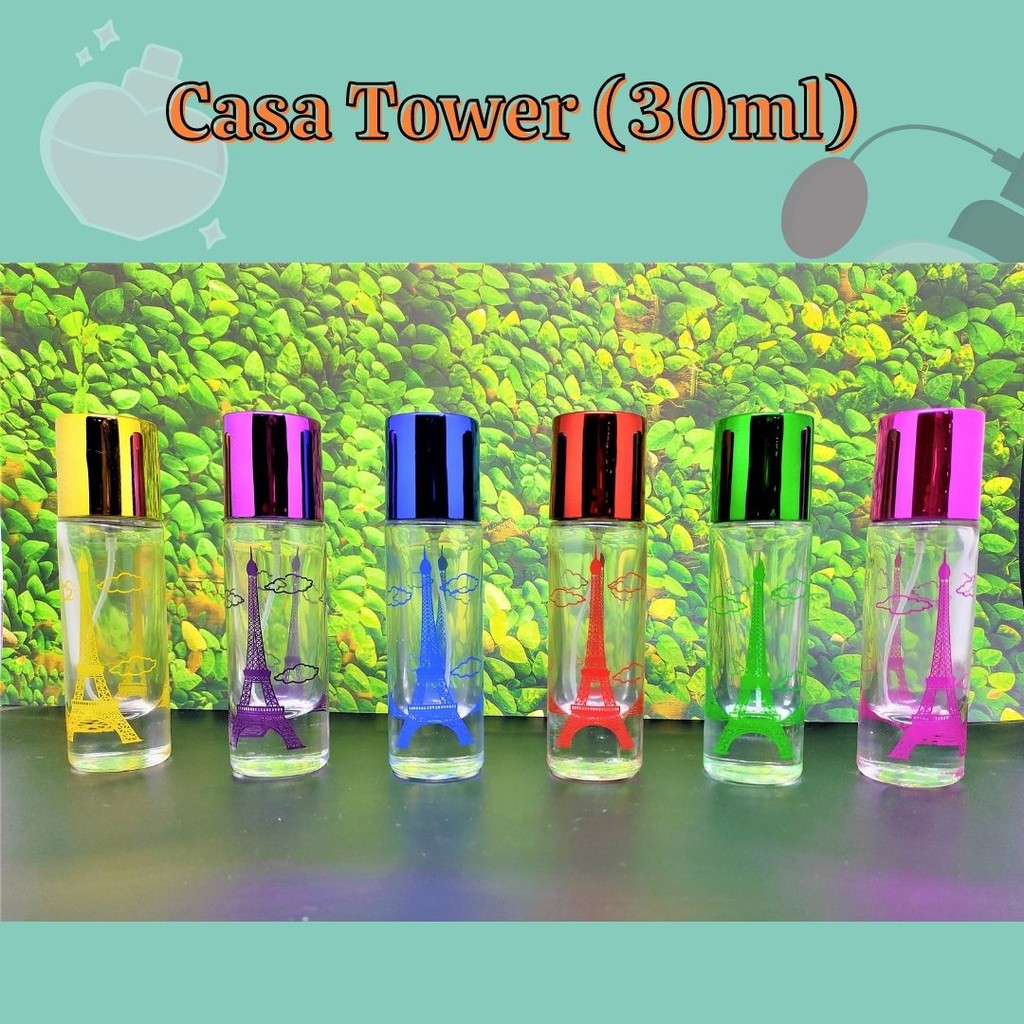 Botol Parfum Casa Tower Trans (30ml)