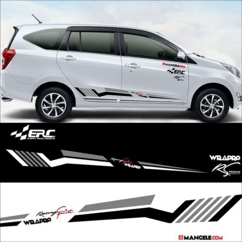 Cutting stiker list mobil stiker list untuk all tipe mobil