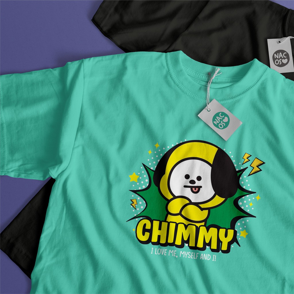 BT21 Chimmy Tshirt Tee Kaos Custom + Freebies