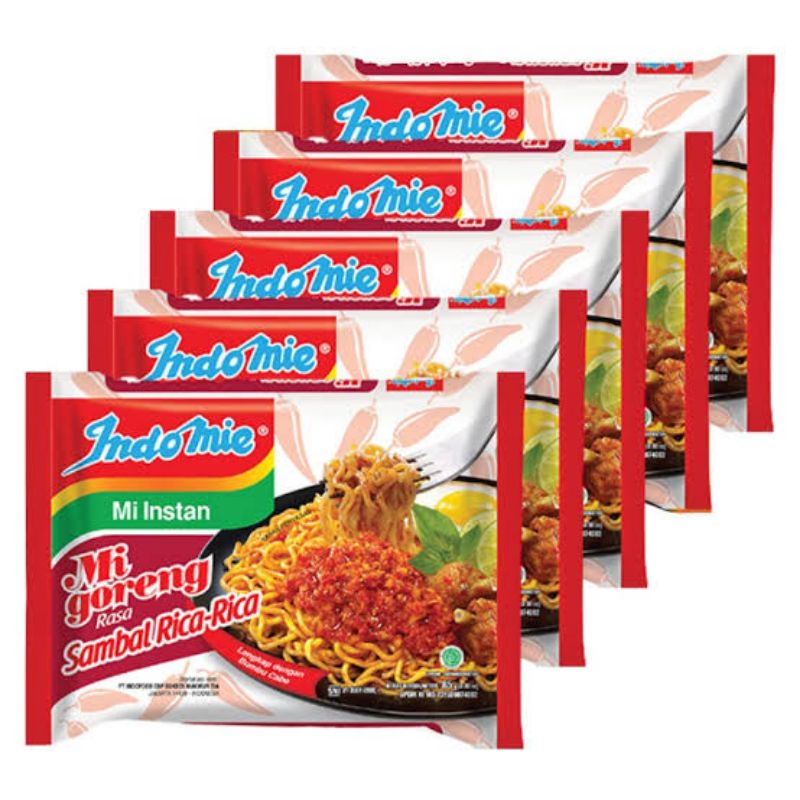 Indomie Goreng Sambal Rica-Rica 5 Bungkus