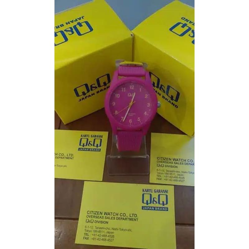 Jam Tangan Pria / Wanita  QnQ QQ Q&amp;Q VS12 VS12J ORIGINAL BERGARANSI