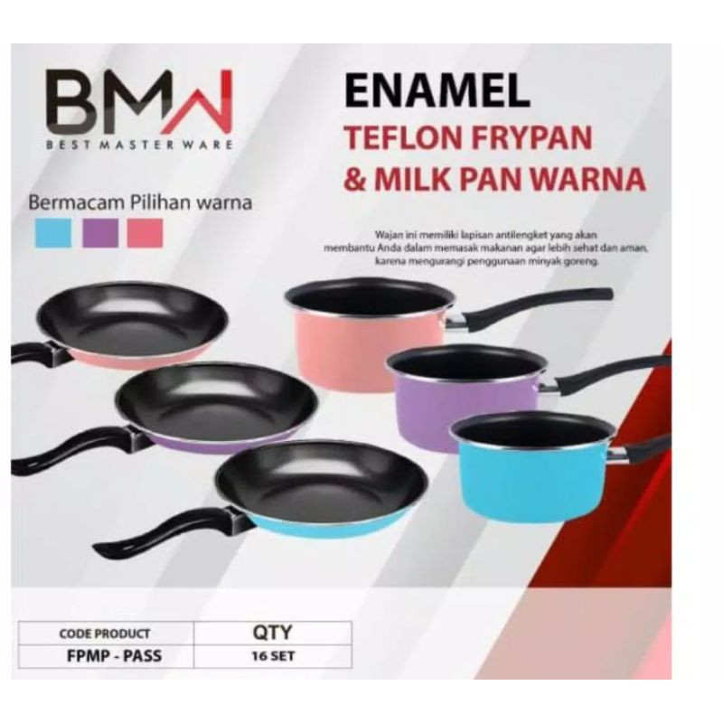 Pastela milkpan / Set teflon merk BMW MASPION