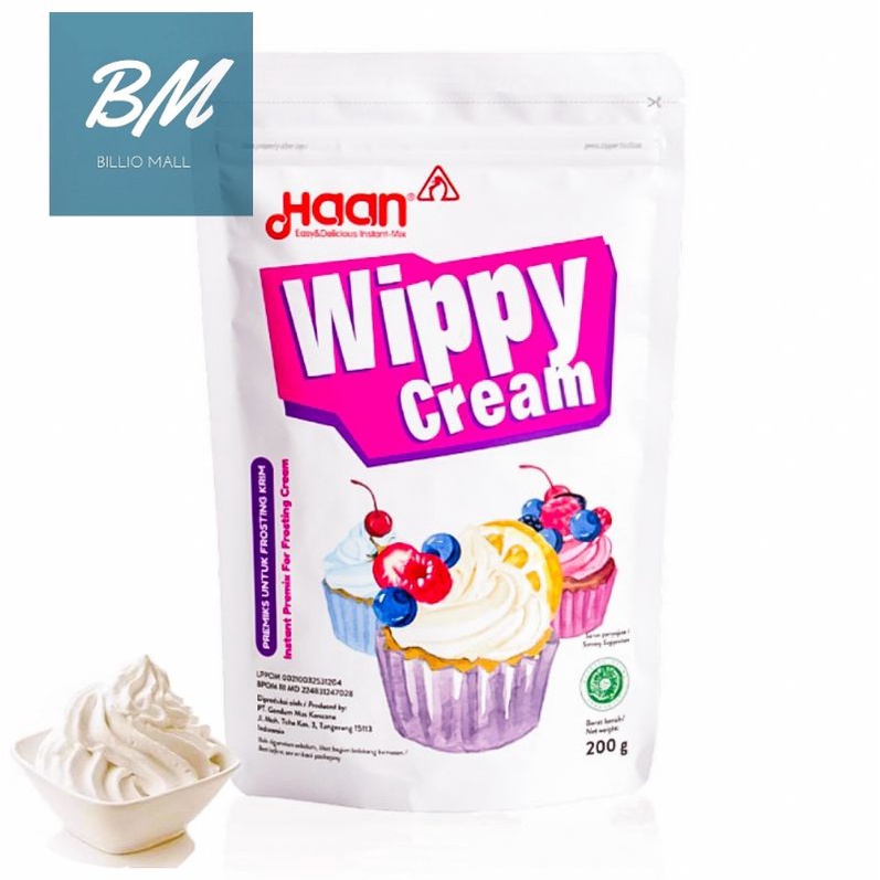 

Haan Wippy Cream 200 gr Pouch / Whip Cream Bubuk