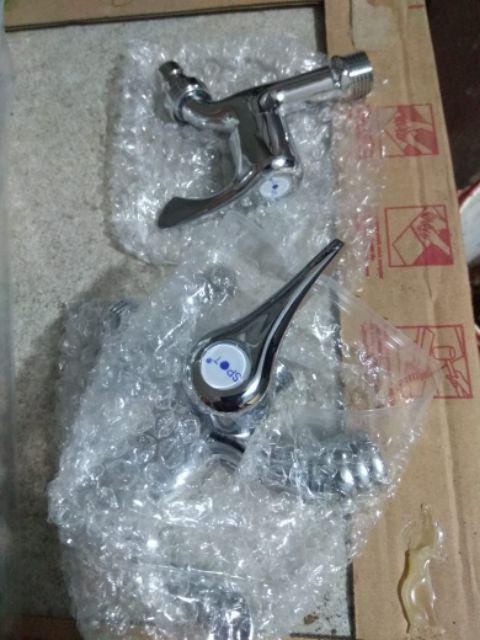 Promo Kran Cabang/double Kran Kran Air,perlngkpn Kmr Mandi Kran Shower Bhn Stanlis Kran Cbng Mnmlis