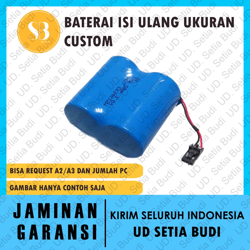 Baterai recharge Custom