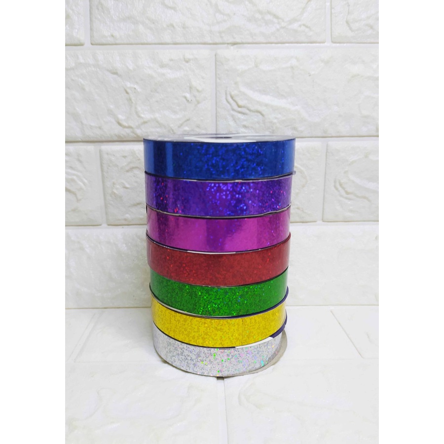 

Pita Jepang 3/4 inch HOLOGRAM - Pita Warna Hiasan kado Cantik