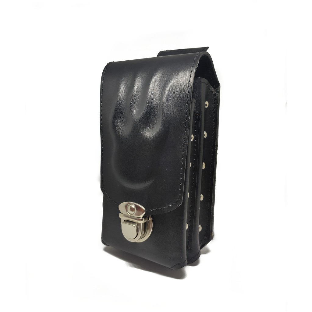 SARUNG DOMPET HP KULIT LOGO HARLEY