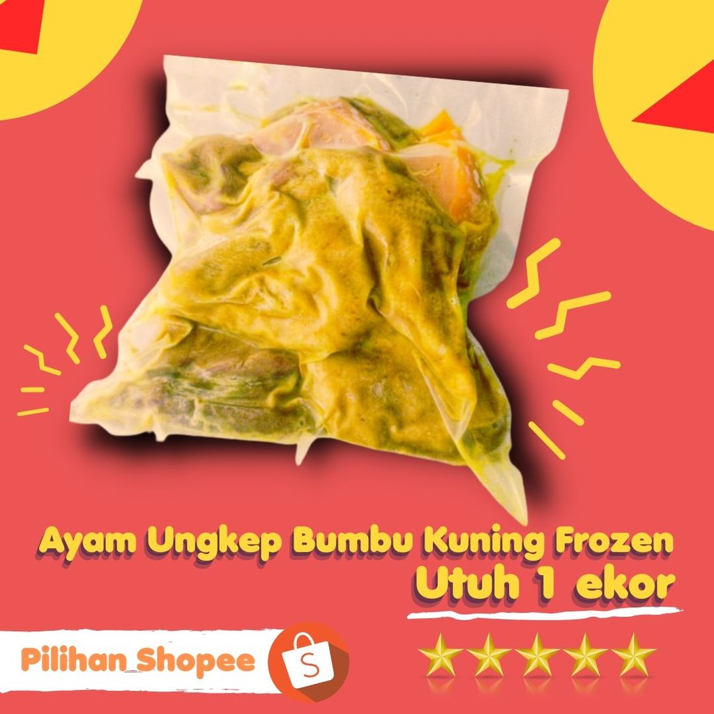 

Ayam Ungkep Frozen Bumbu Kuning 1 Ekor Praktis Tinggal Goreng Beku Kemasan Vacuum Higienis Ingkung