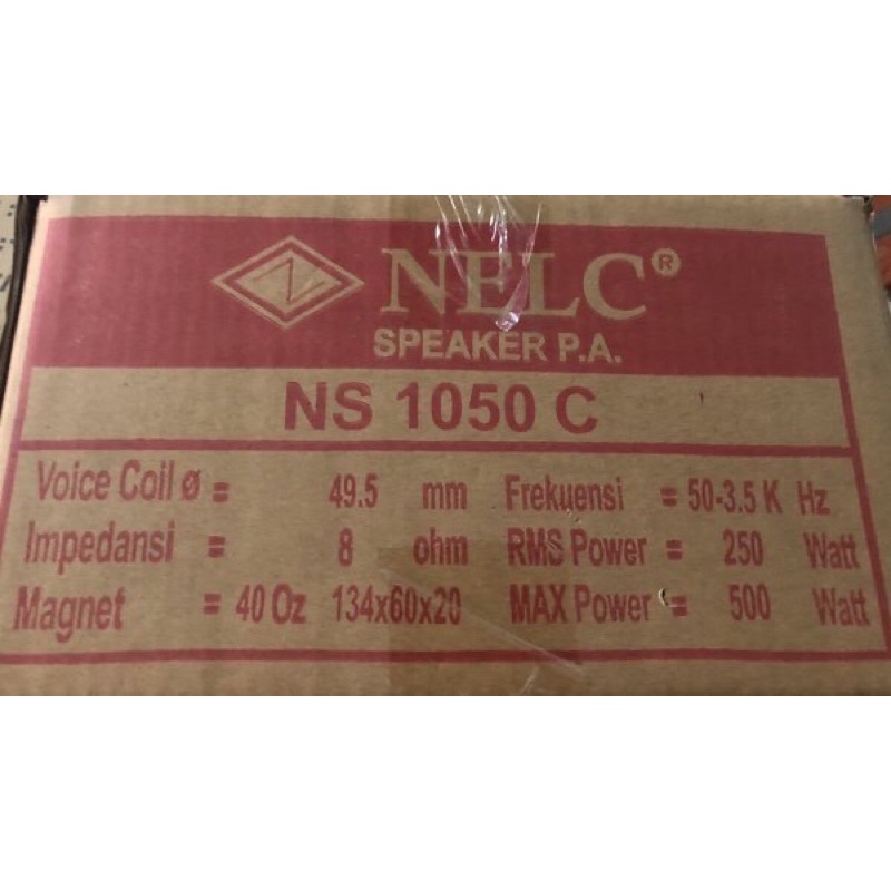 Speaker Nelc 10&quot; Ns 1050 C