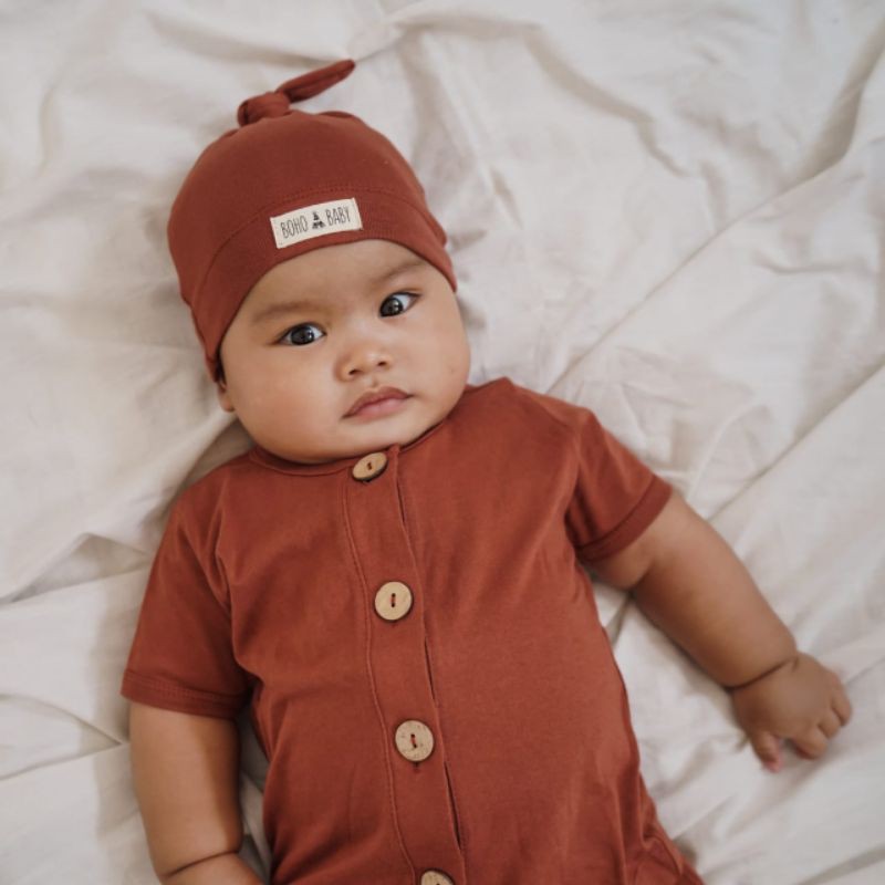 CILLABABY - BOHOPANNA | BOHOBABY KNOT HAT (Topi Anak Bayi)-5