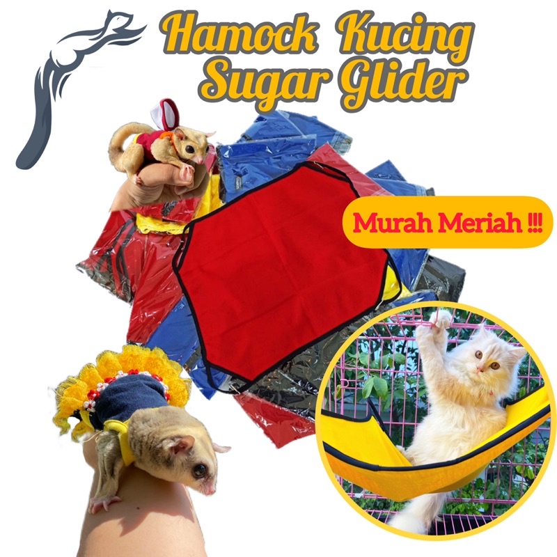 HAMOCK KUCING ANJING SUGAR GLIDER TUPAI HAMSTER HAMOCK ANJING HAMMOCK ANJING HAMMOCK KUCING HAMMOCK SUGAR GLIDER MUSANG IGUANA LANDAK MINI