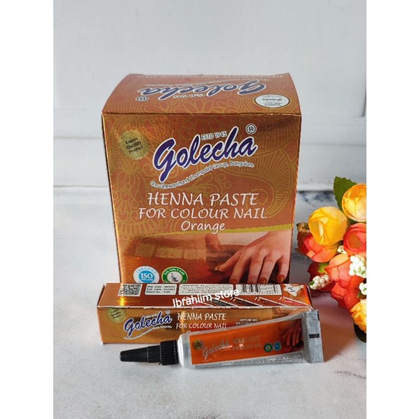 HENNA GOLECHA KUKU / NAIL TUBE GOLECHA NAIL / GOLECHA HENNA PASTE