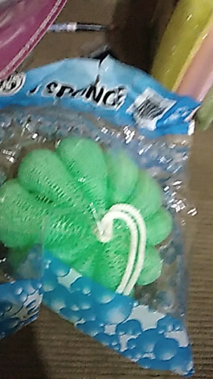 Bath Sponge Labu / Spons Mandi Labu / Spon Rainbow