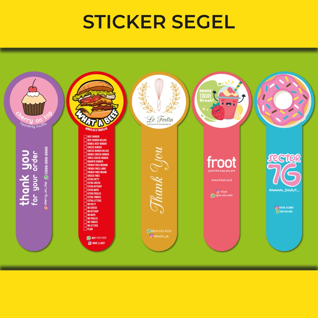 

Stiker Segel Custom Toples Kue Kering - Sticker Seal Box - Label Kemasan